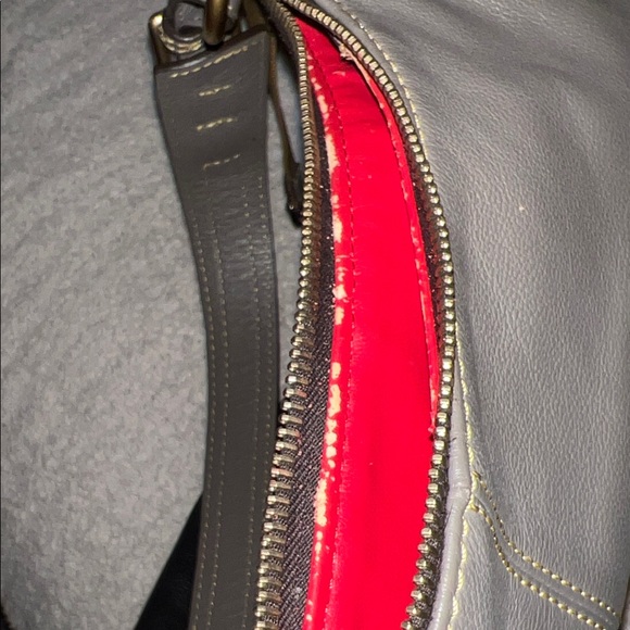 Dooney & Bourke Black and brown/grey Leather Hobo Bag - Picture 7 of 7